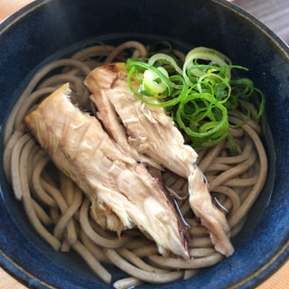 焼き鯖入り蕎麦